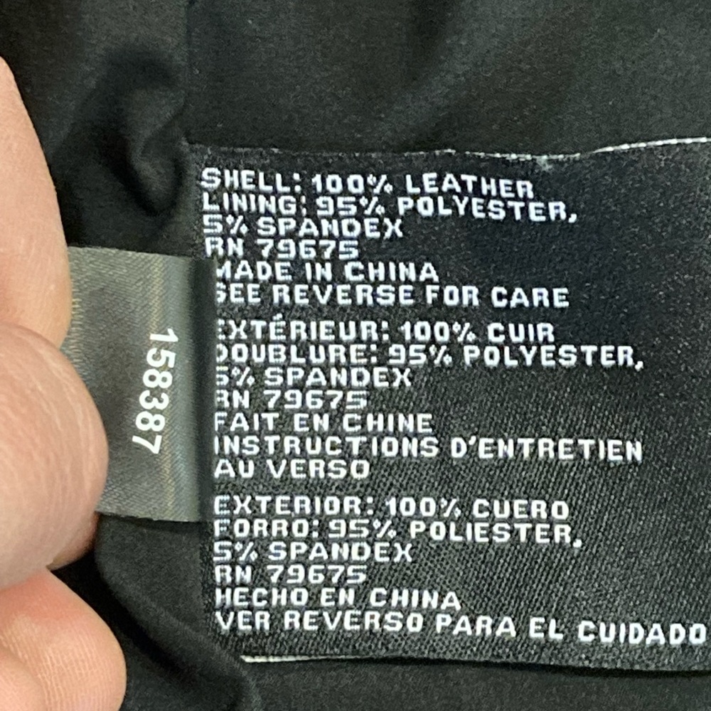 Extra large Michael Kor’s black leather jacket